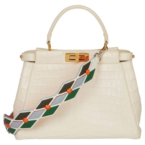 fendi peekaboo white|fendi peekaboo sale.